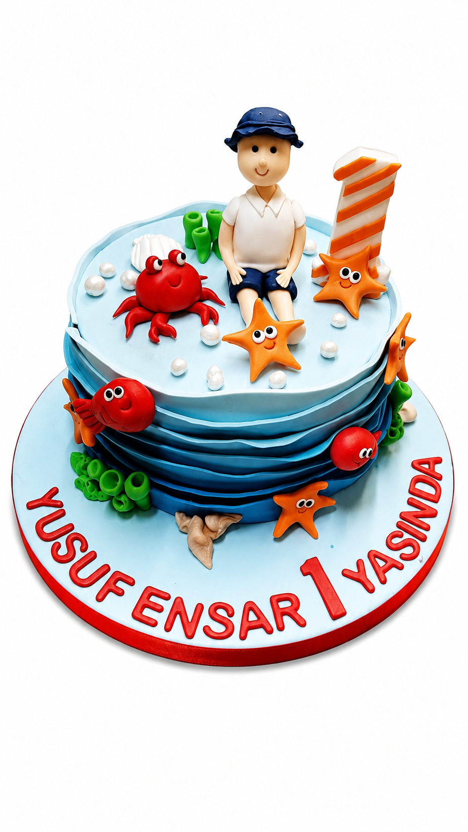 Deniz Temalı Butik Pasta