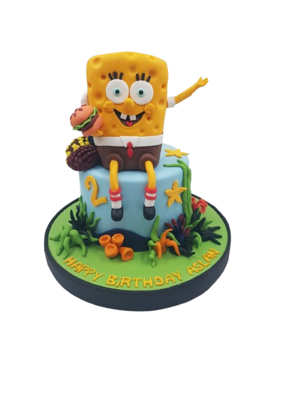 Sünger Bob Doğum Günü Pasta