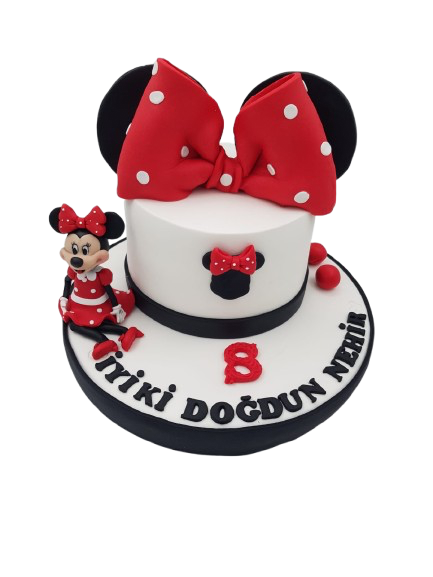 Minnie Doğum Günü Pasta