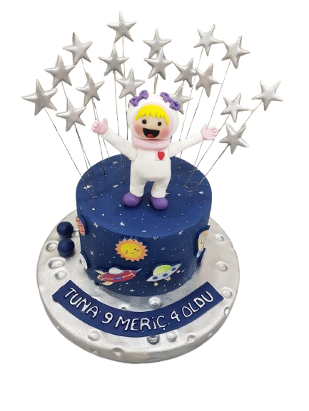 Minik Astronot Pasta Sipariş